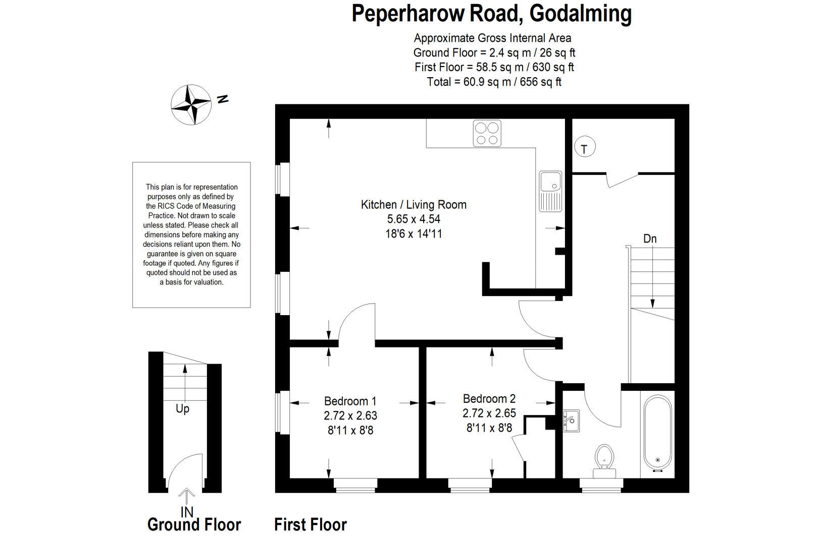 Peperharow Road, Godalming floorplan