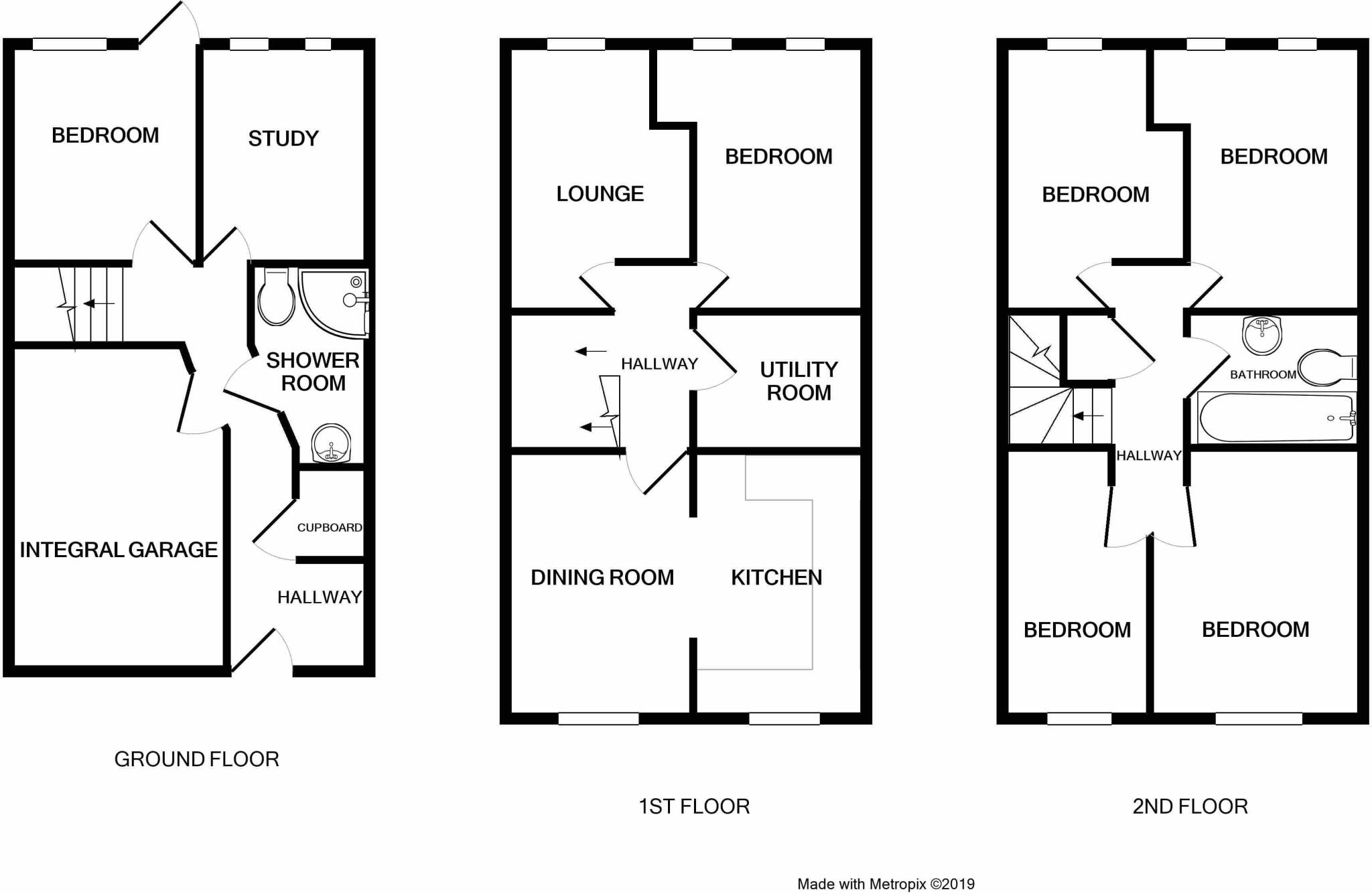 Lancelot Road - Stoke Park floorplan