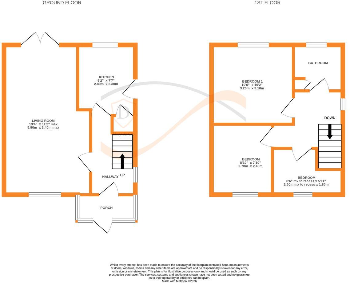 Amble Tonia, Denholme, Bradford, BD13 floorplan