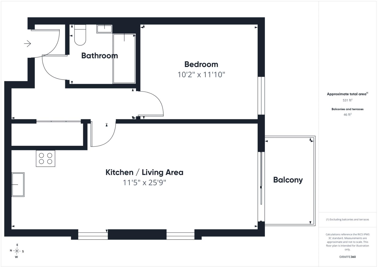 Carraway Street, Reading, Berkshire, RG1 floorplan