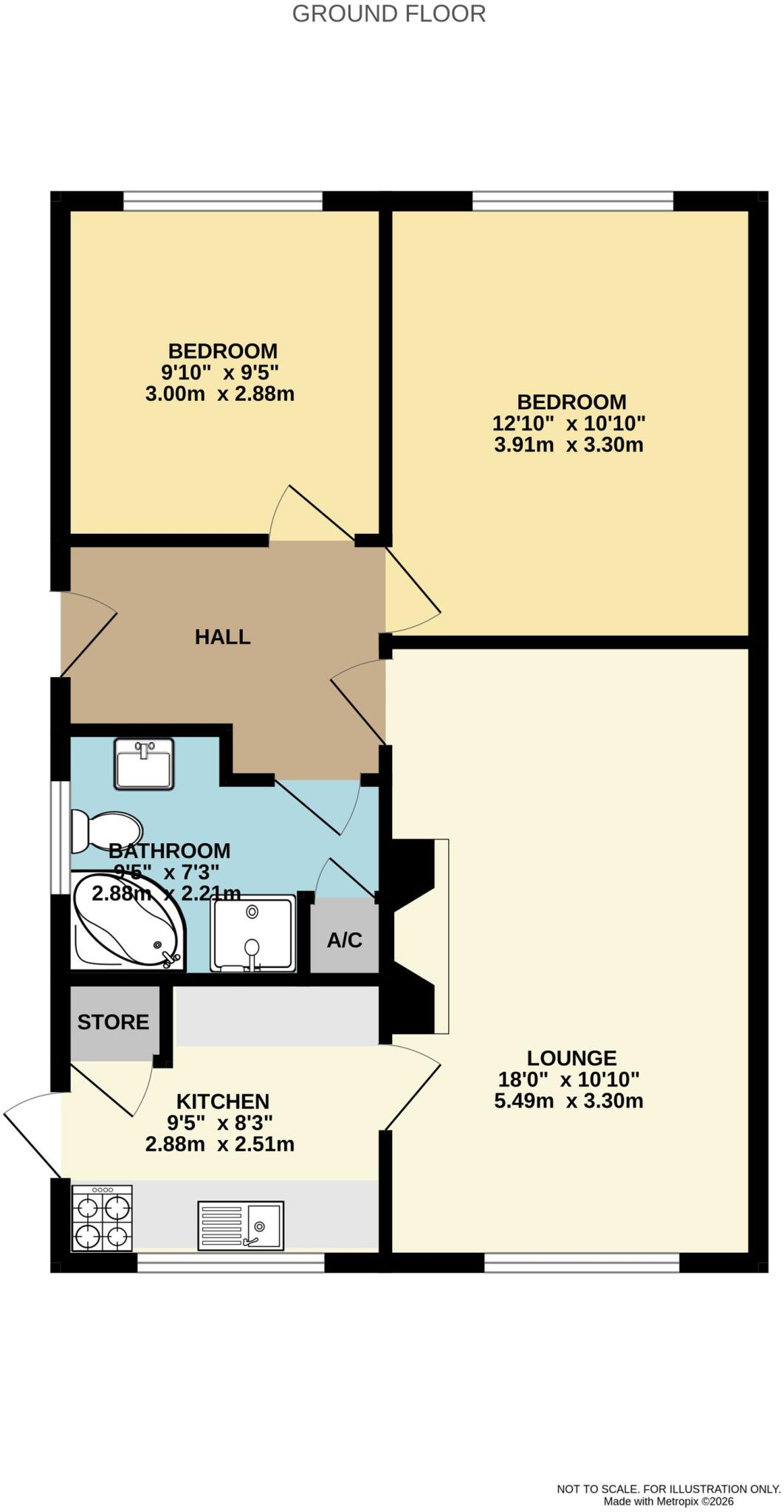 16, Hollywood Drive, Highley, WV16 floorplan
