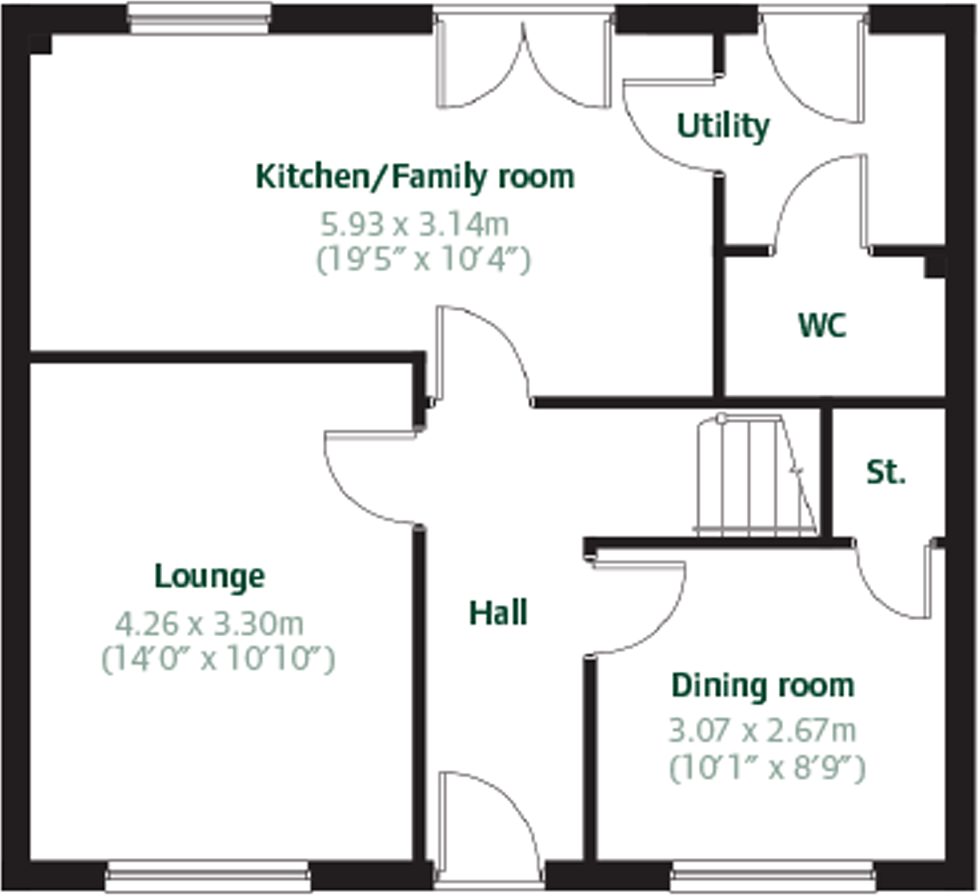 Mayfields
High Road,
Saltcoats,
KA21 floorplan