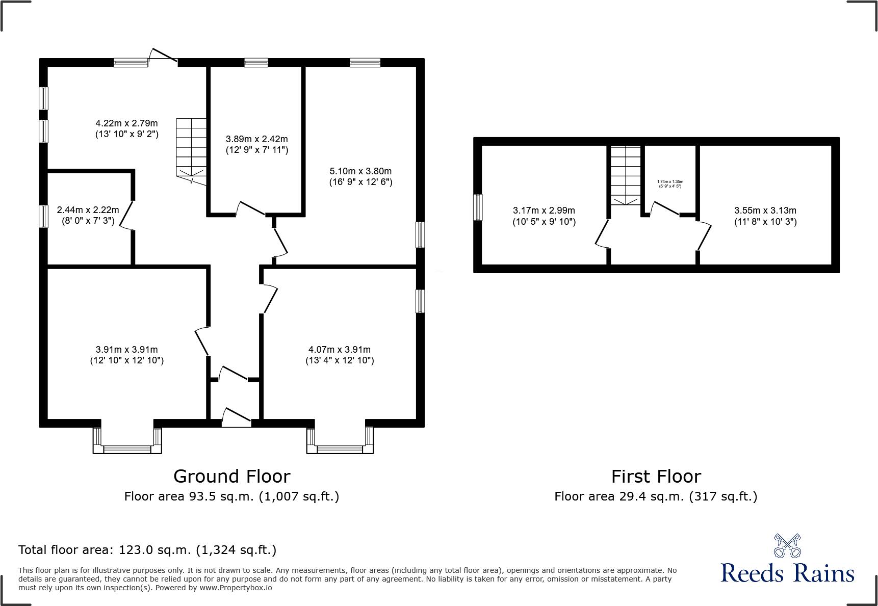 Primrose Lane, Glossop, Derbyshire, SK13 floorplan