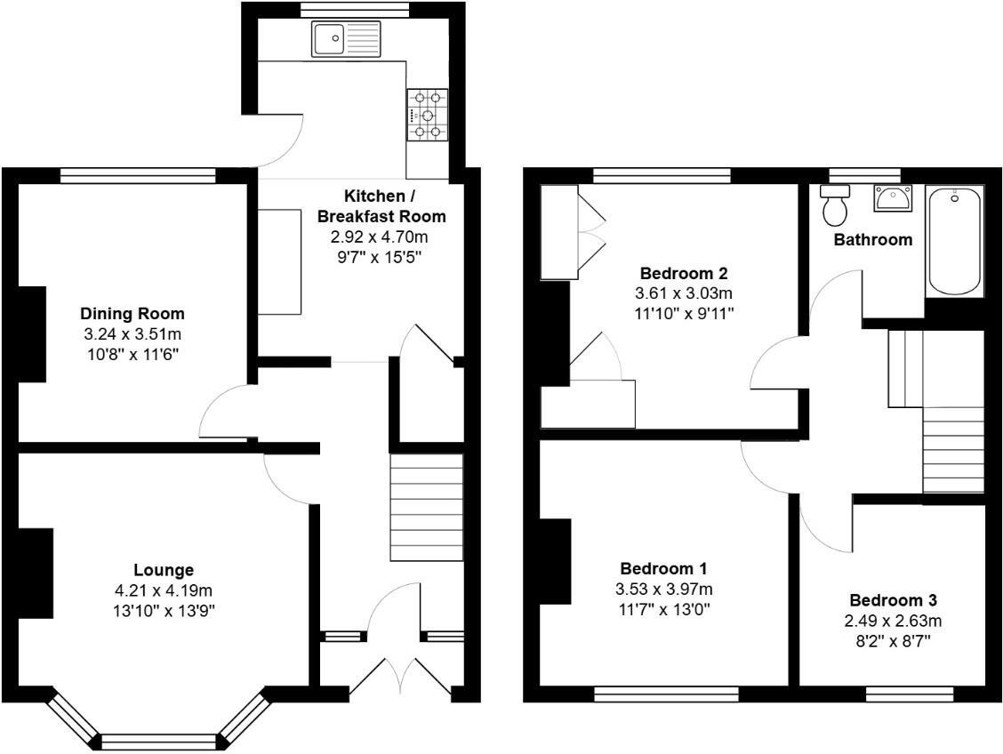 Cottrell Road, Bristol floorplan