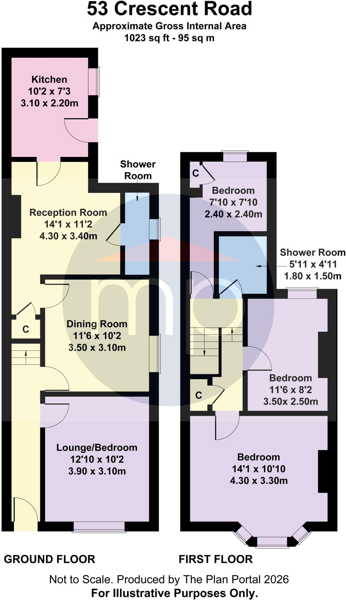 Crescent Road, Middlesbrough, TS1 floorplan