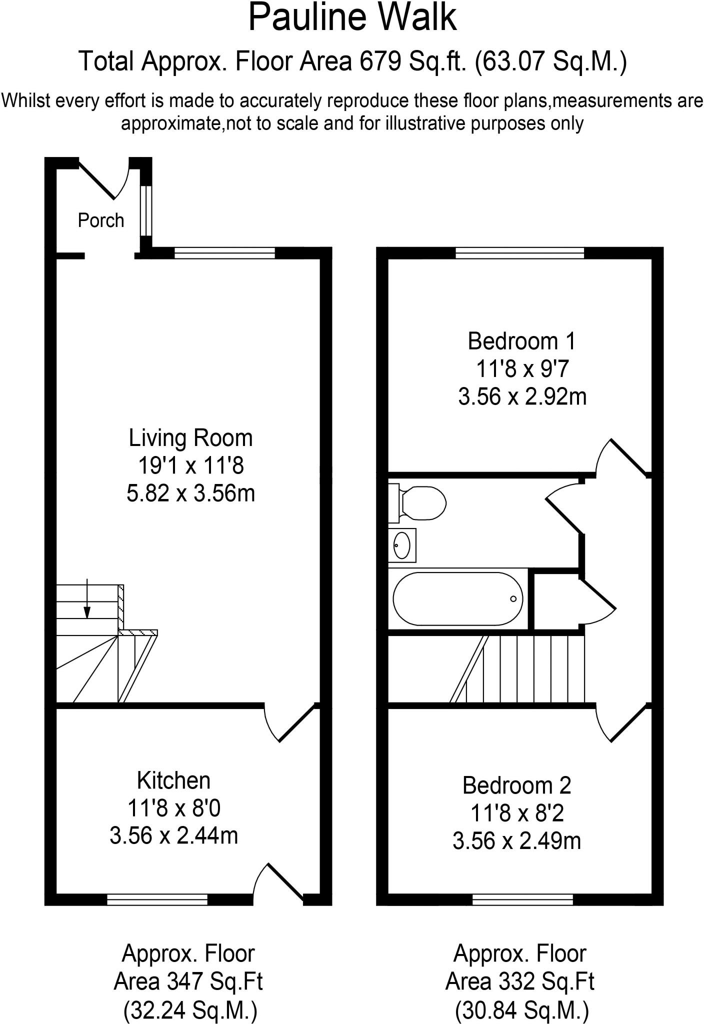Pauline Walk, Fazakerley floorplan