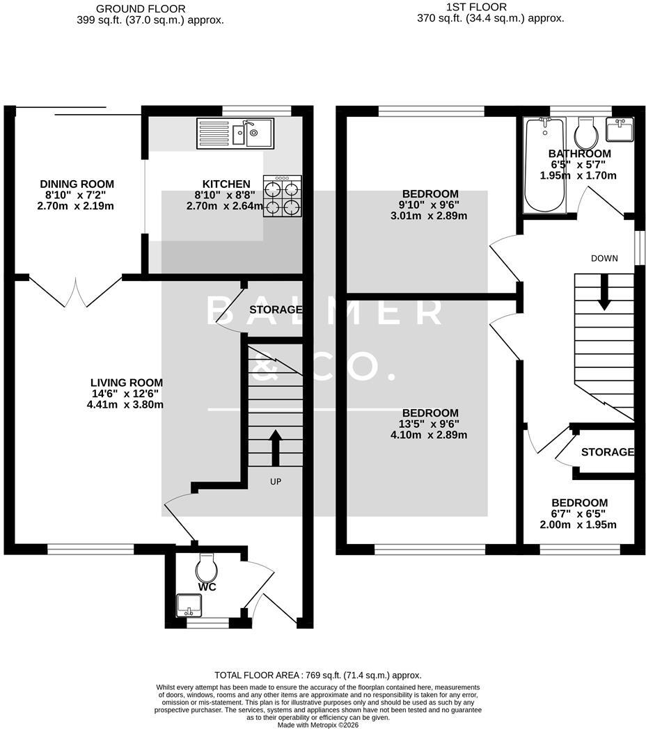 Kennet Way, Leigh, WN7 floorplan