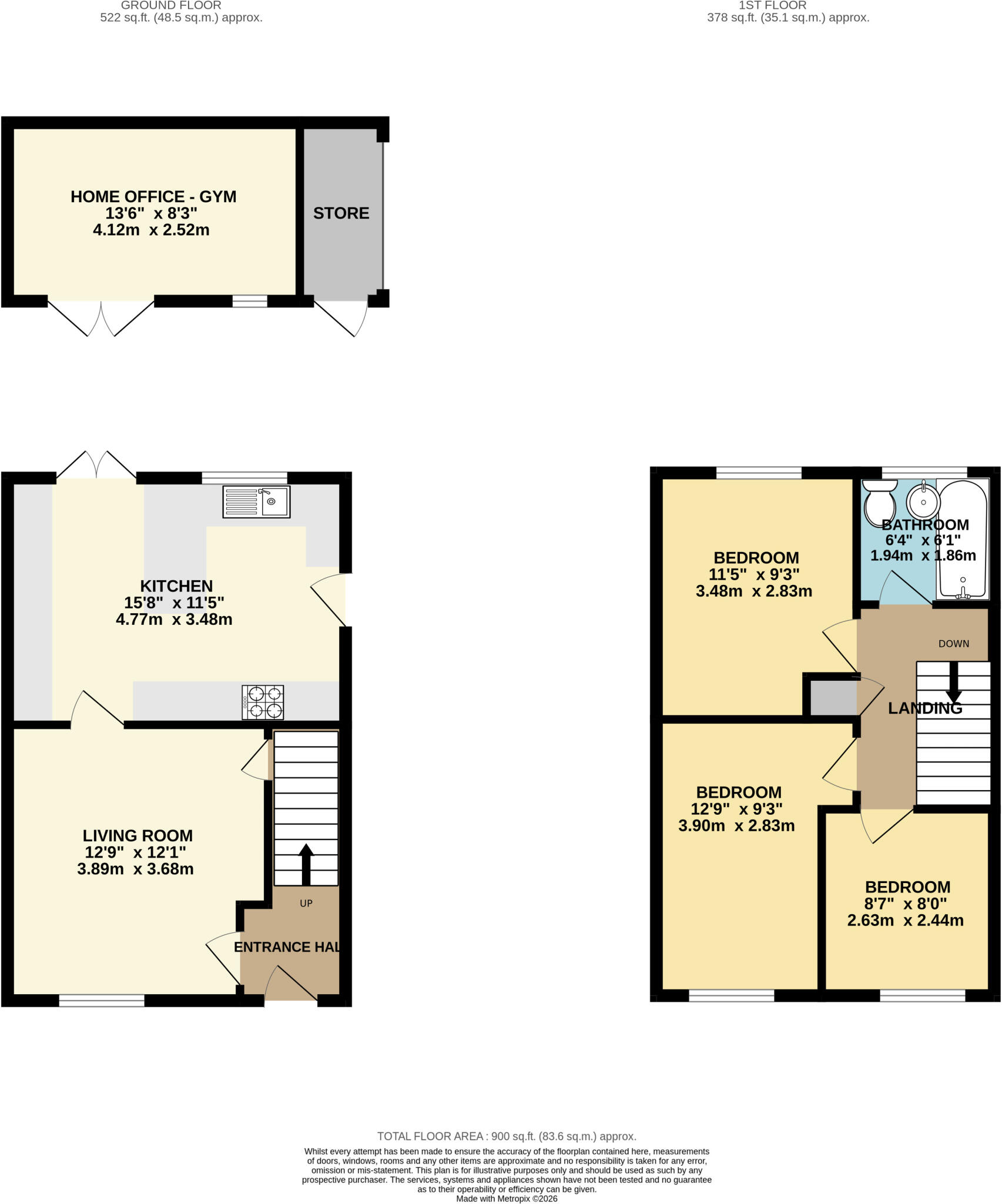 Kinbrace Drive, York, YO24 floorplan