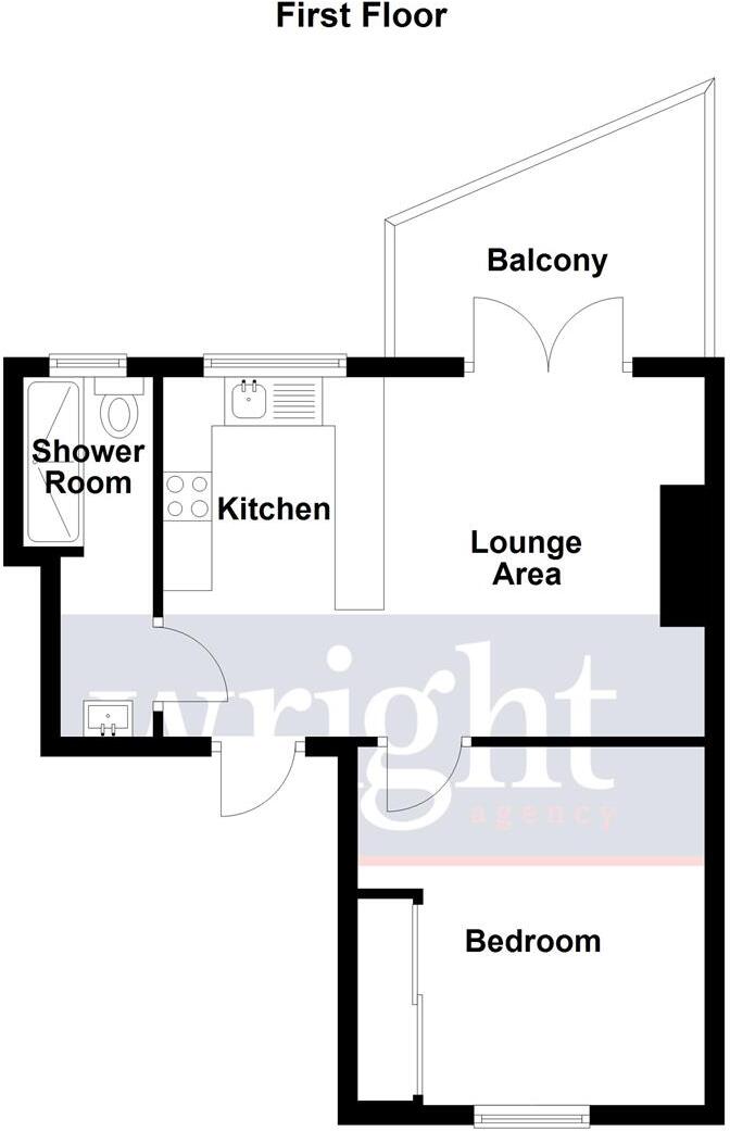 Private Balcony * Sandown floorplan