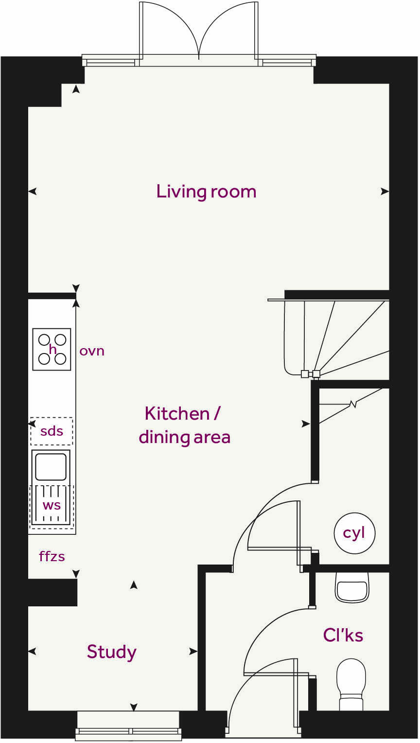Easterside Avenue,
Great Haddon,
Peterborough,
PE7 7BH floorplan