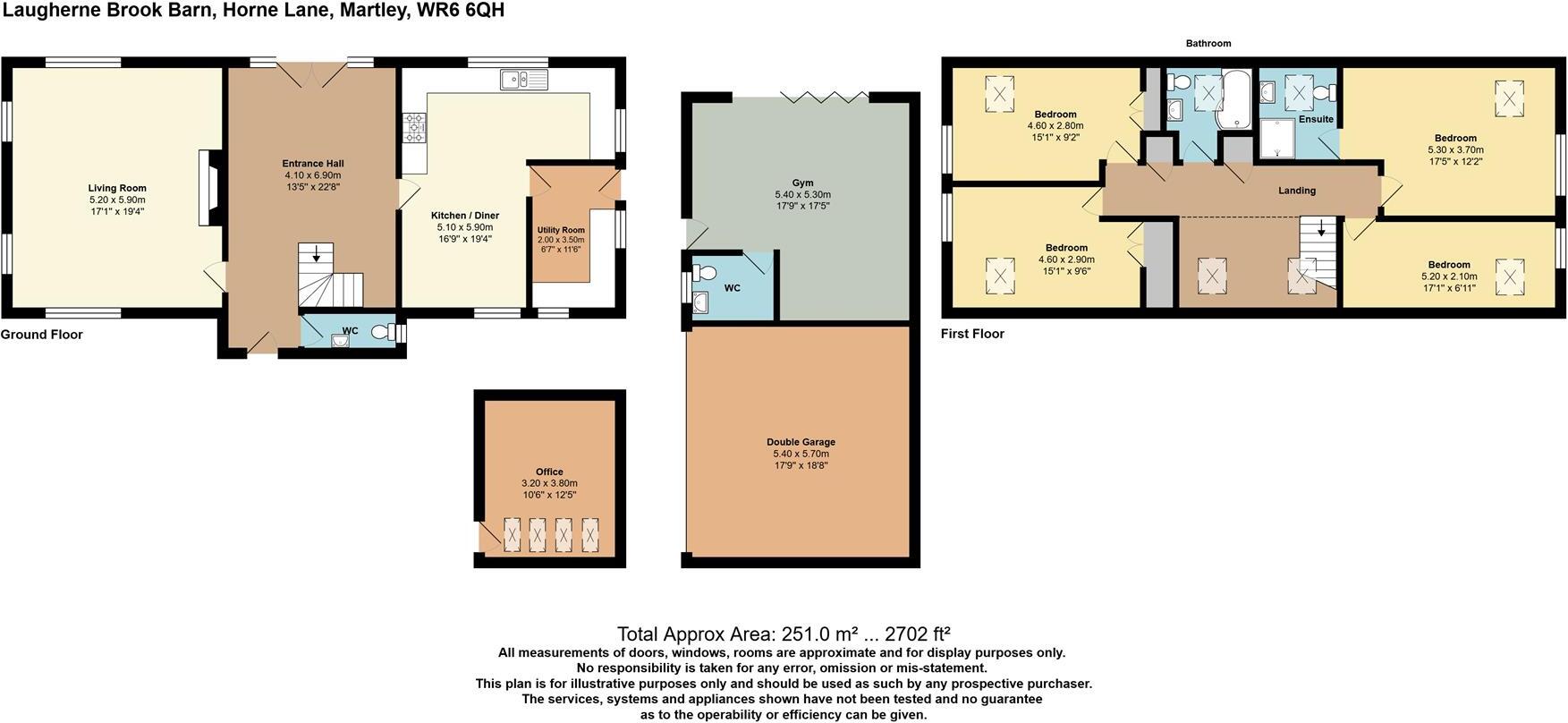 Horne Lane, Martley, Worcester, WR6 floorplan