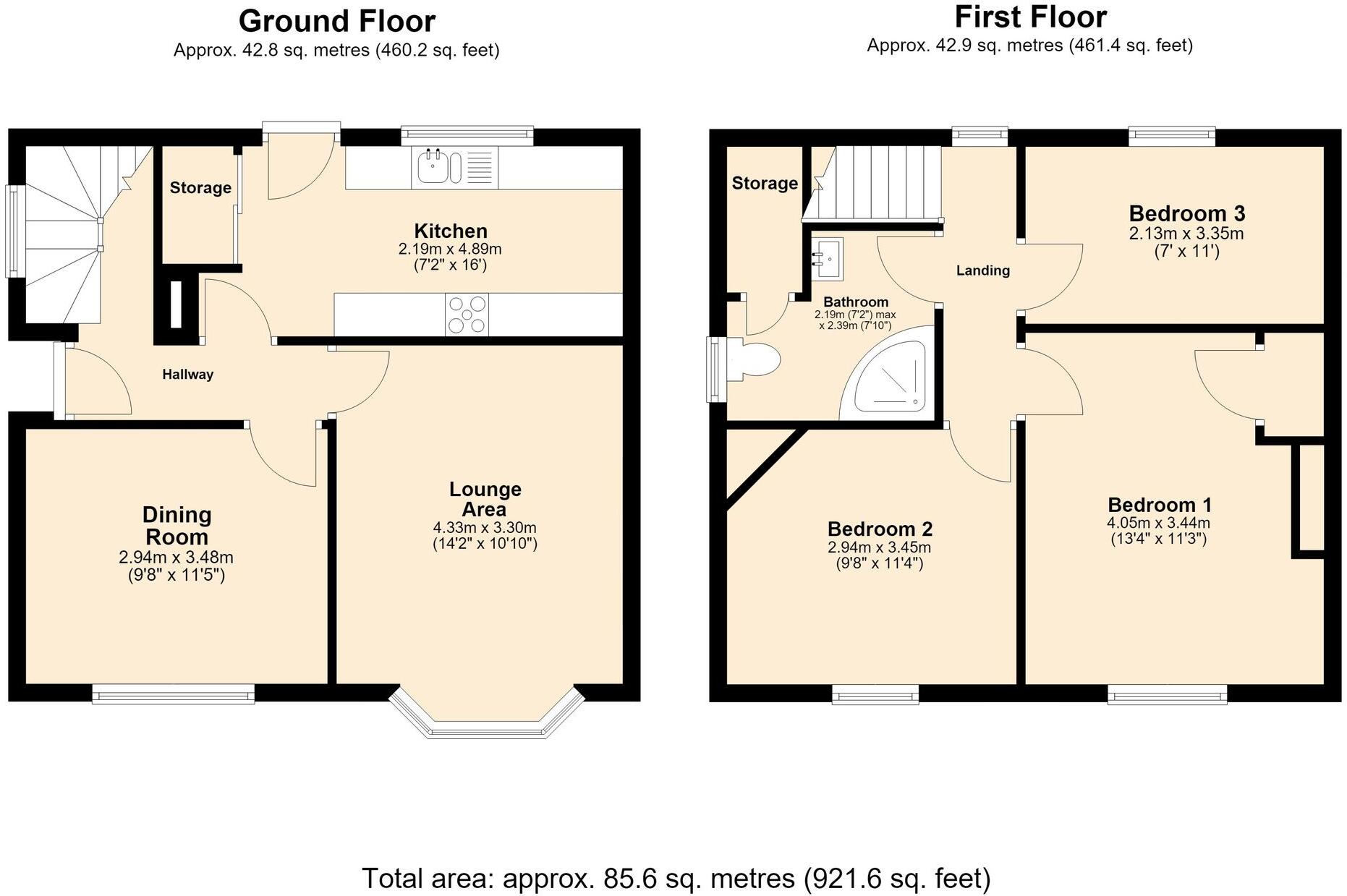 Whitehouse Crescent, Nuneaton, CV10 floorplan