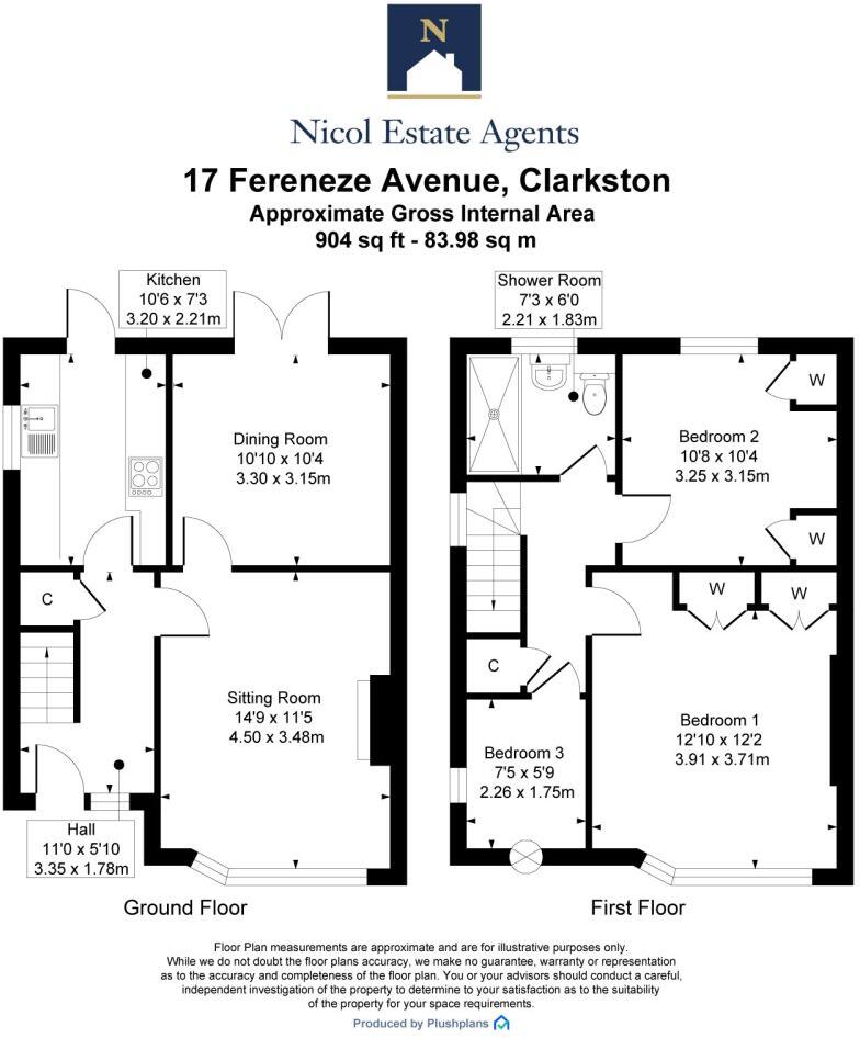 Fereneze Avenue, Clarkston floorplan