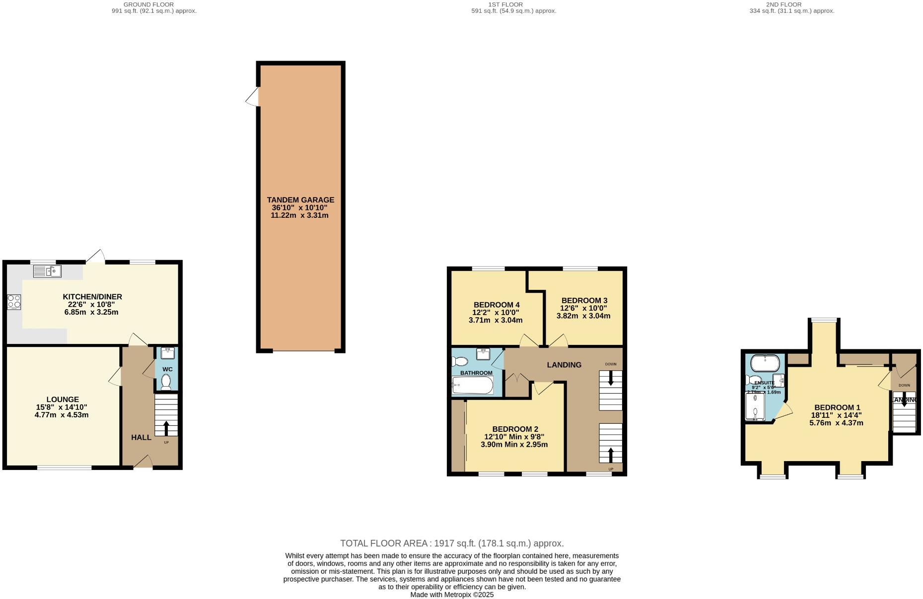 Laxton Leaze, Waterlooville floorplan