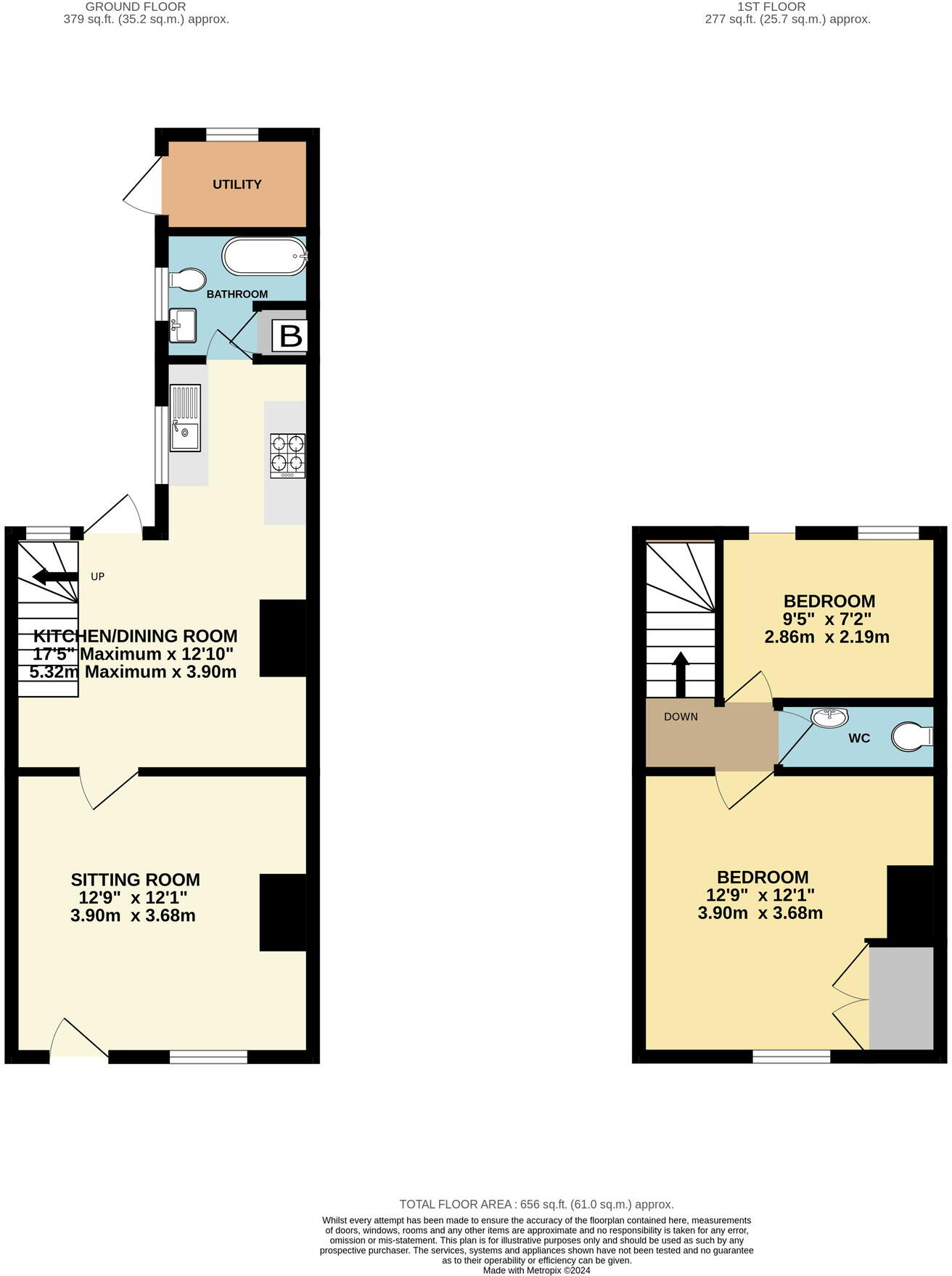 Fairfield Road,Saxmundham,IP17 1BA floorplan