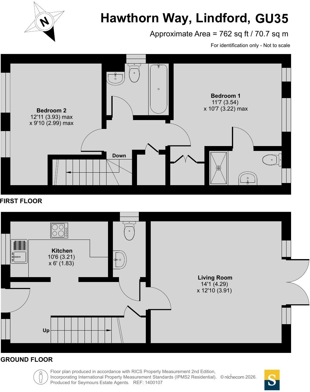 Hawthorn Way, Lindford, Hampshire, GU35 floorplan