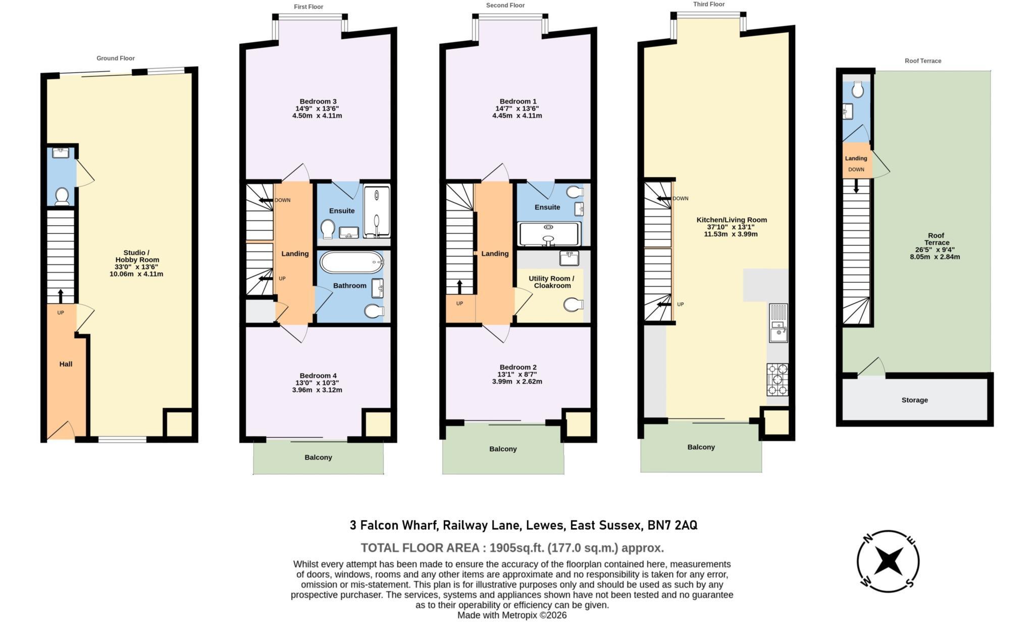 Railway Lane, Lewes floorplan