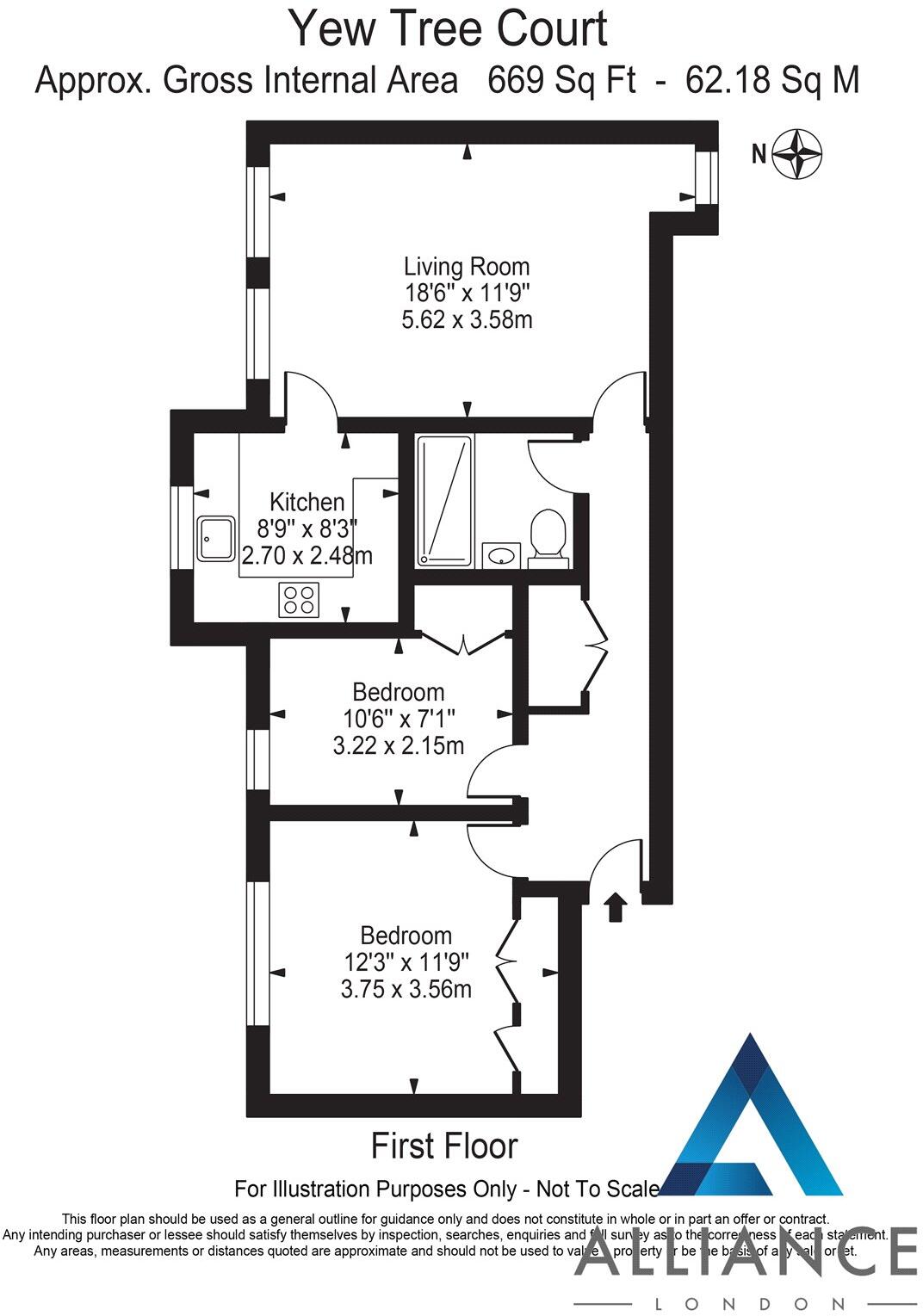 Walnut Mews, Sutton, SM2 floorplan