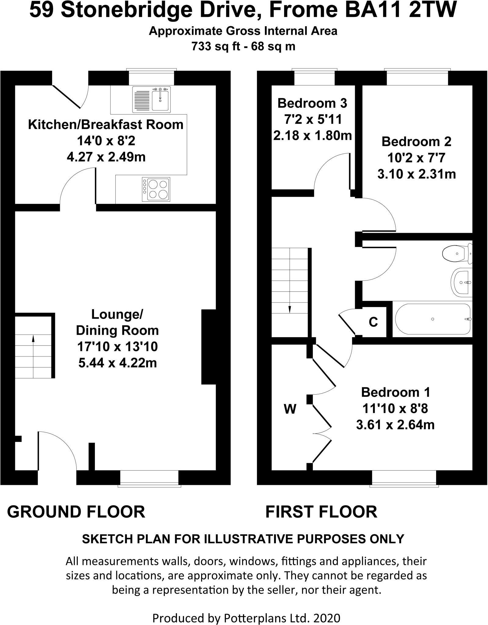 Stonebridge Drive, Frome, Somerset, BA11 floorplan