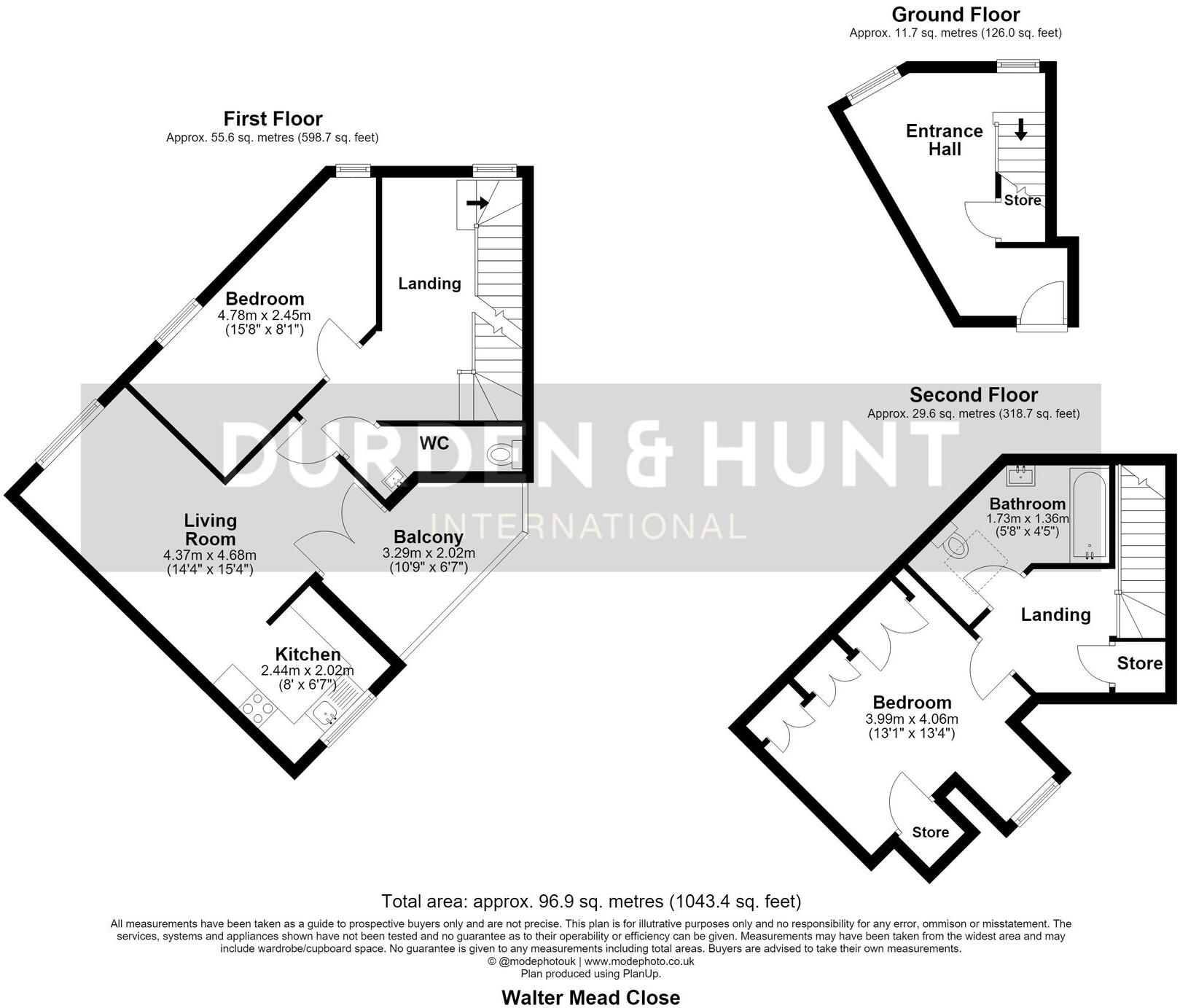 Walter Mead Close, Ongar, CM5 floorplan