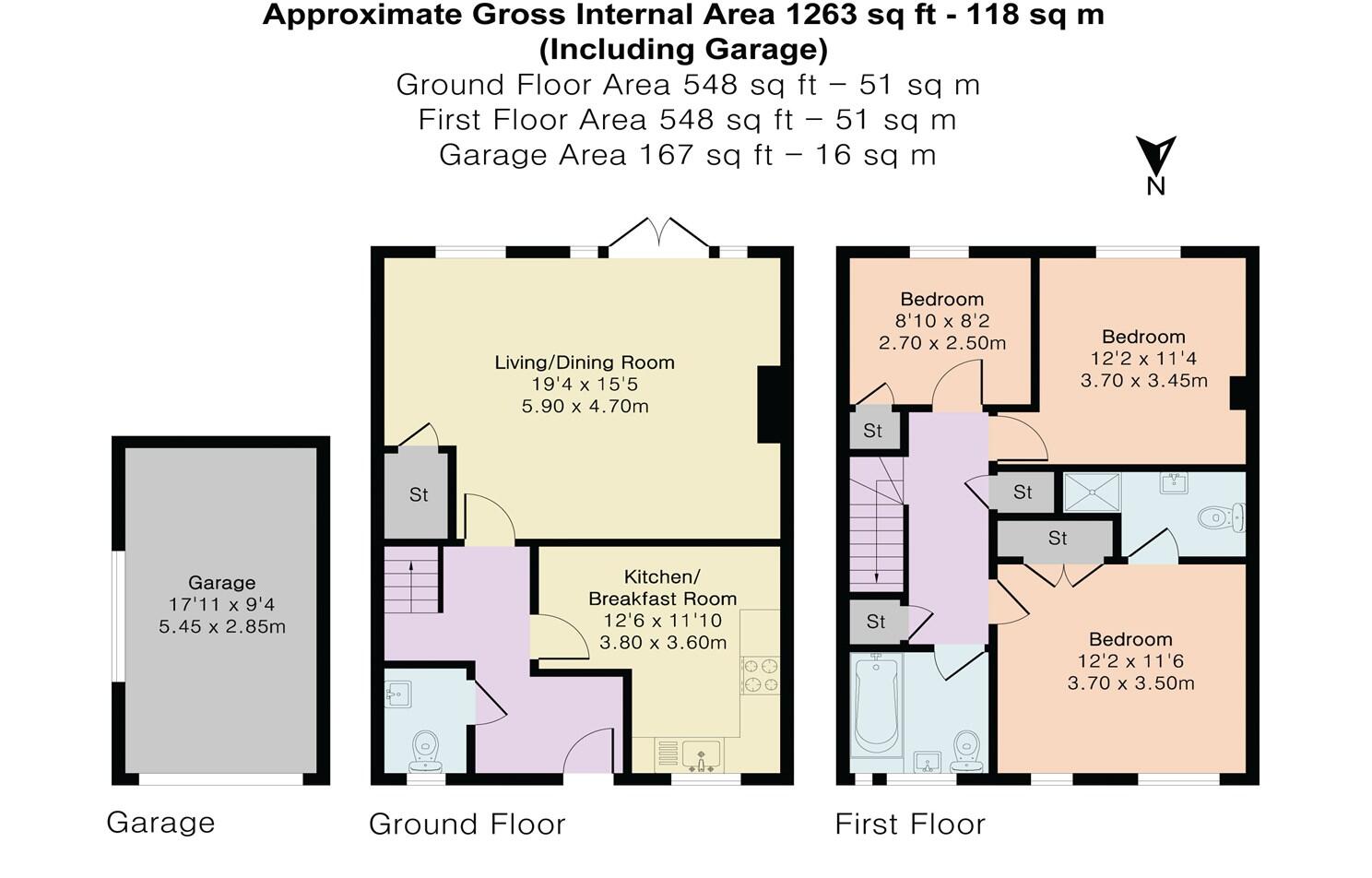 Gravel Hill, Emmer Green, Reading floorplan