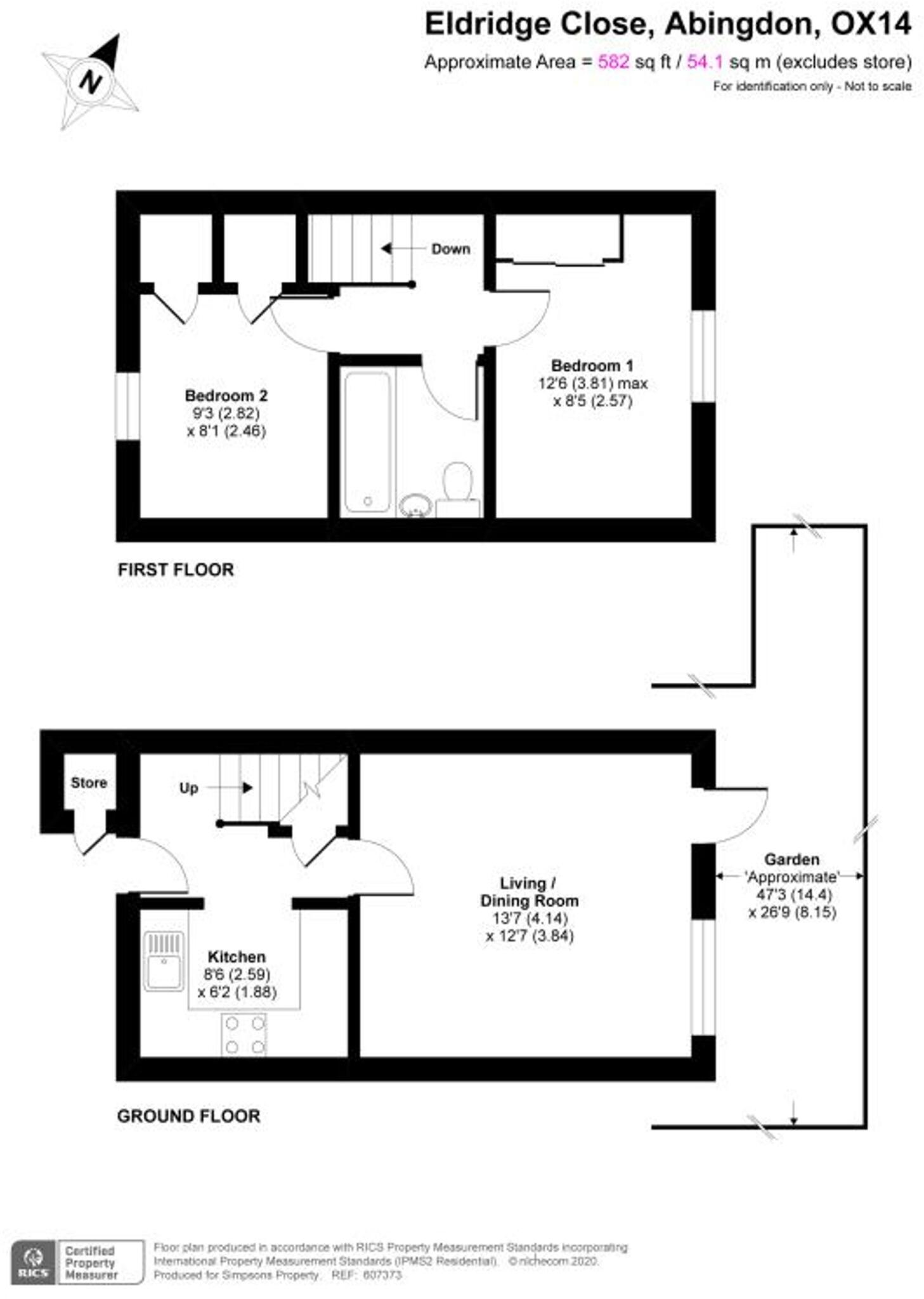 Eldridge Close, Abingdon, OX14 floorplan