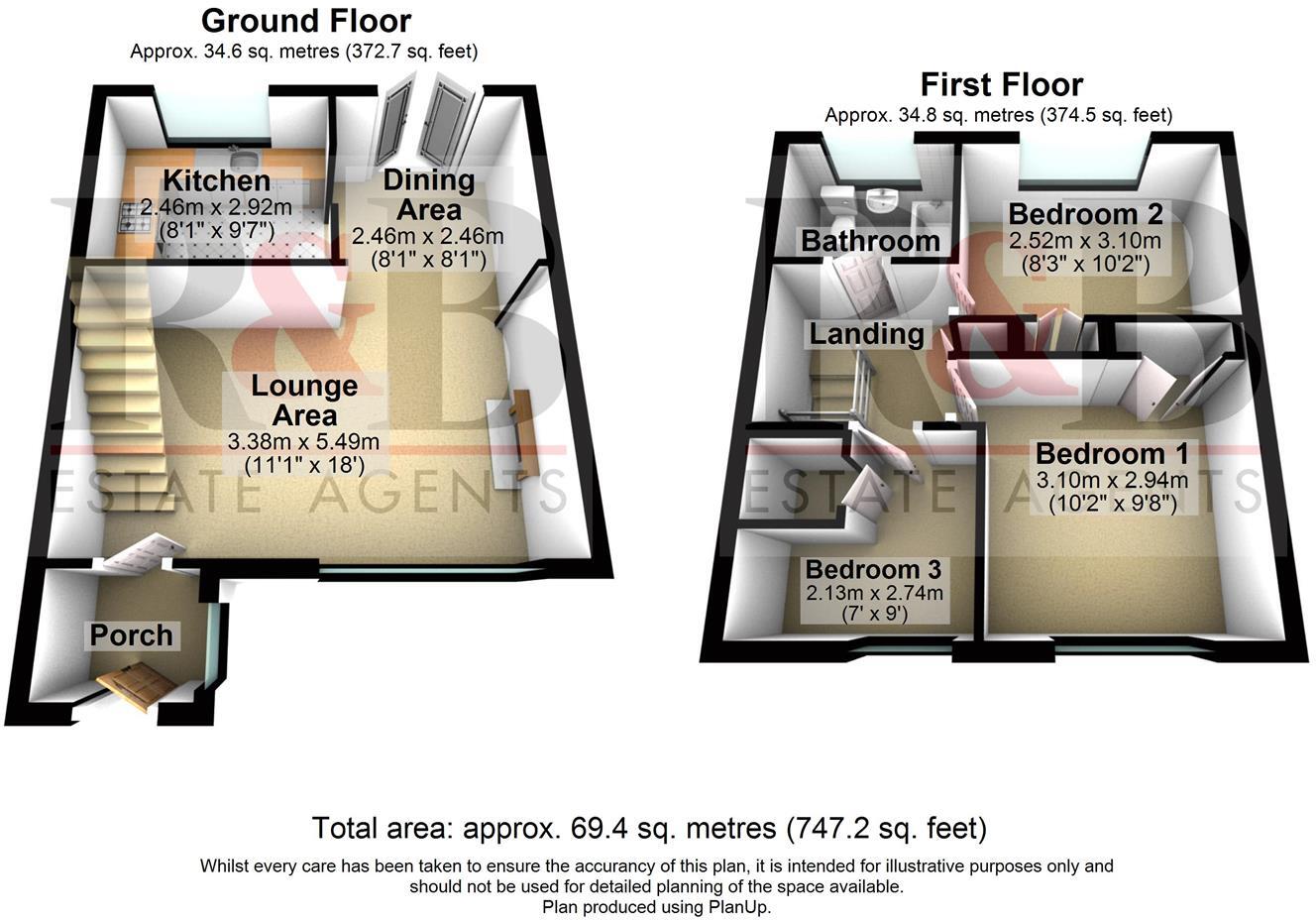 Deanpoint, Morecambe floorplan