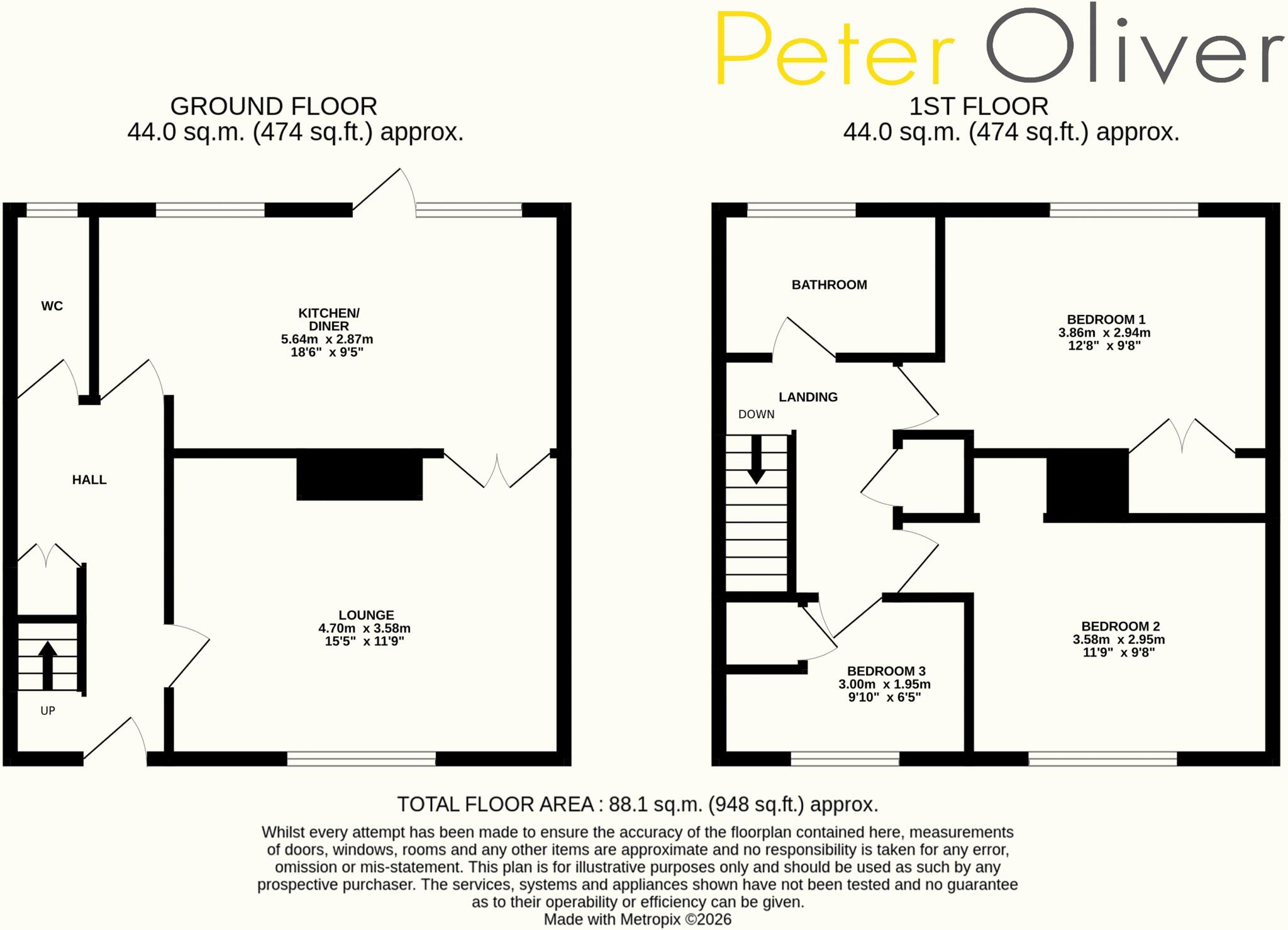 Forest Dene, Crowborough floorplan