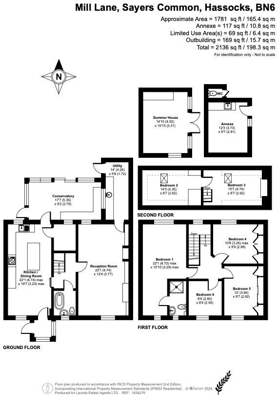 Mill Lane, Sayers Common, Hassocks, floorplan