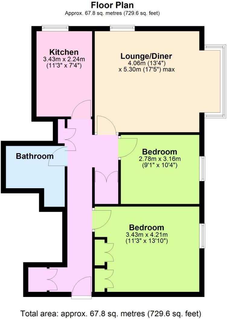Brighton Road, Lancing floorplan