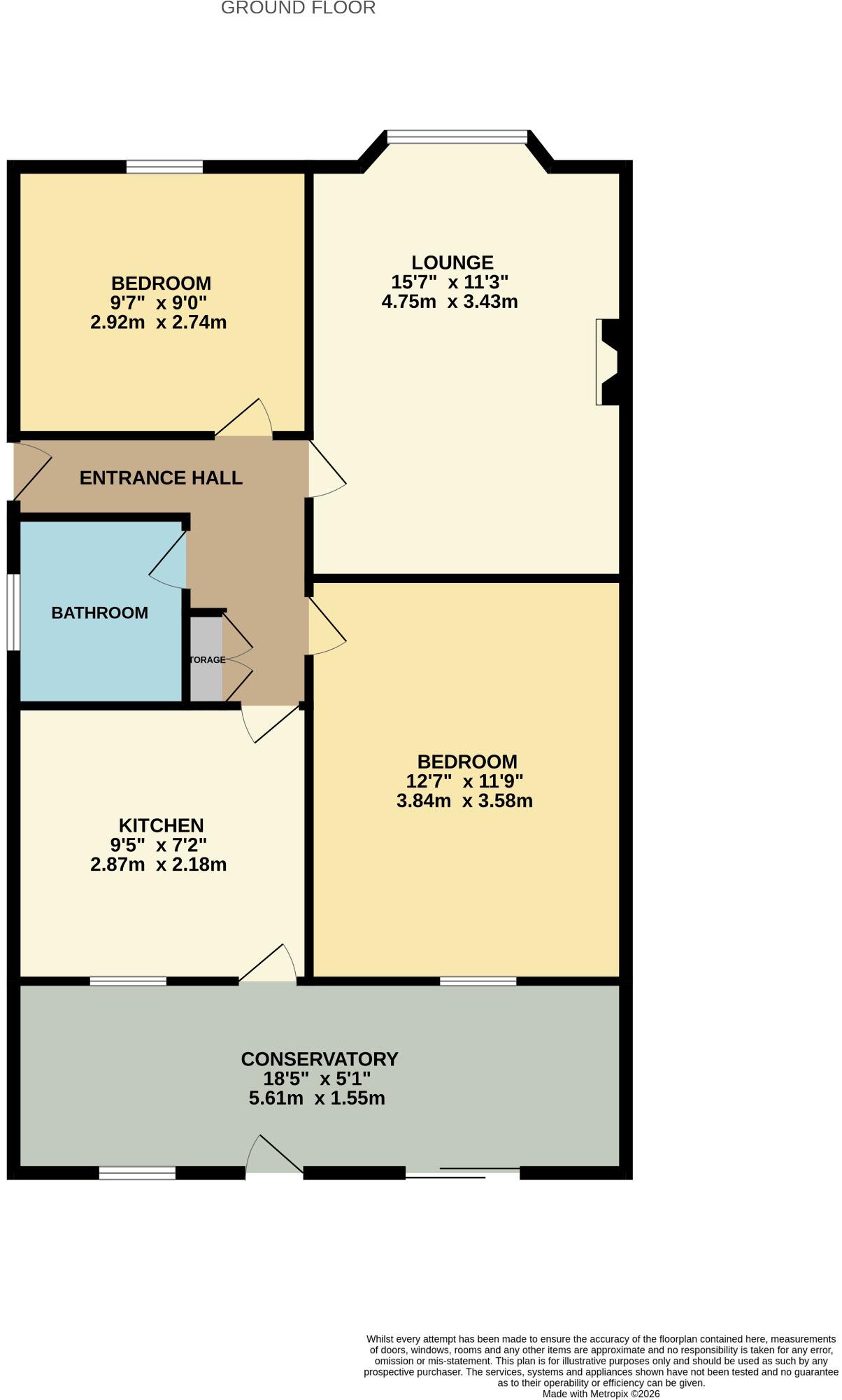 Bartram Road, Totton, Southampton, Hampshire, SO40 9JH floorplan