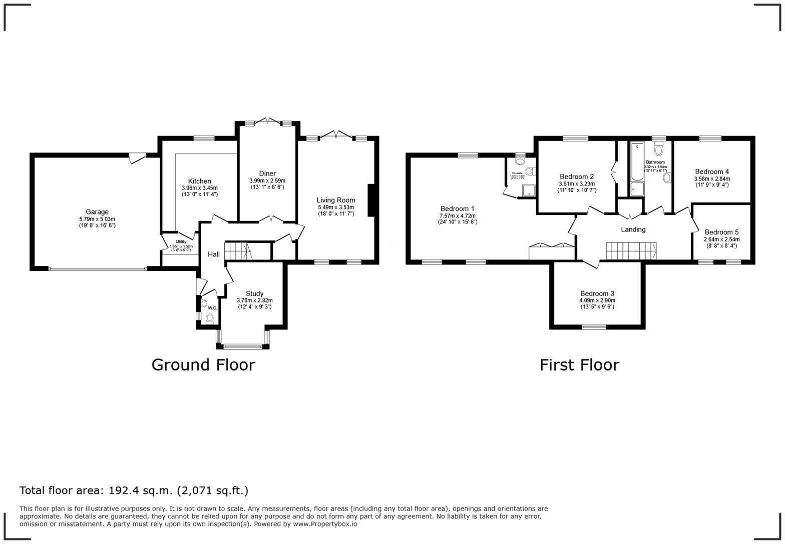 Barclay Close, Charndon, Bicester floorplan