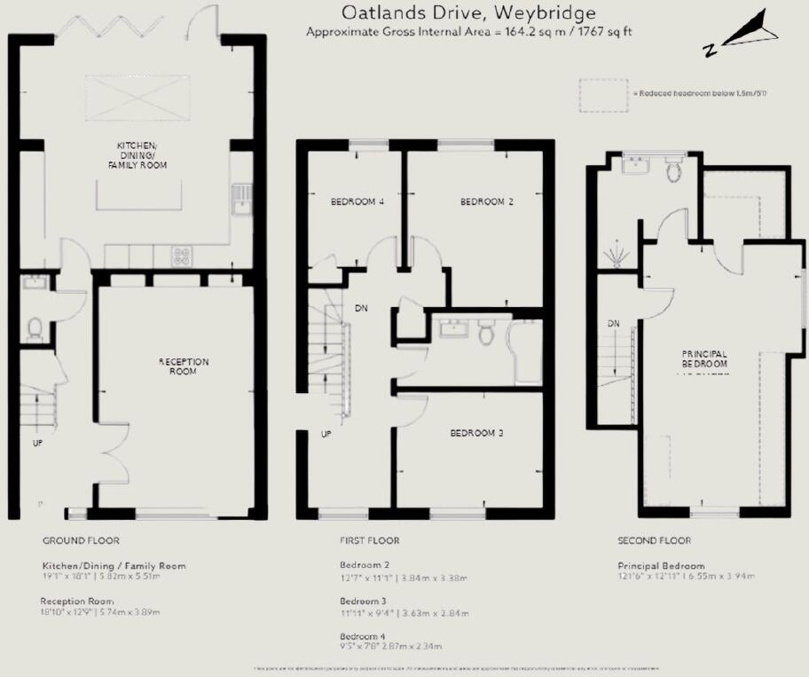 Weybridge, Surrey,  KT13 floorplan
