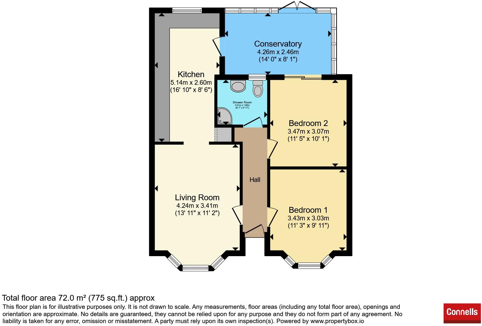 Pearl Road, Ipswich floorplan