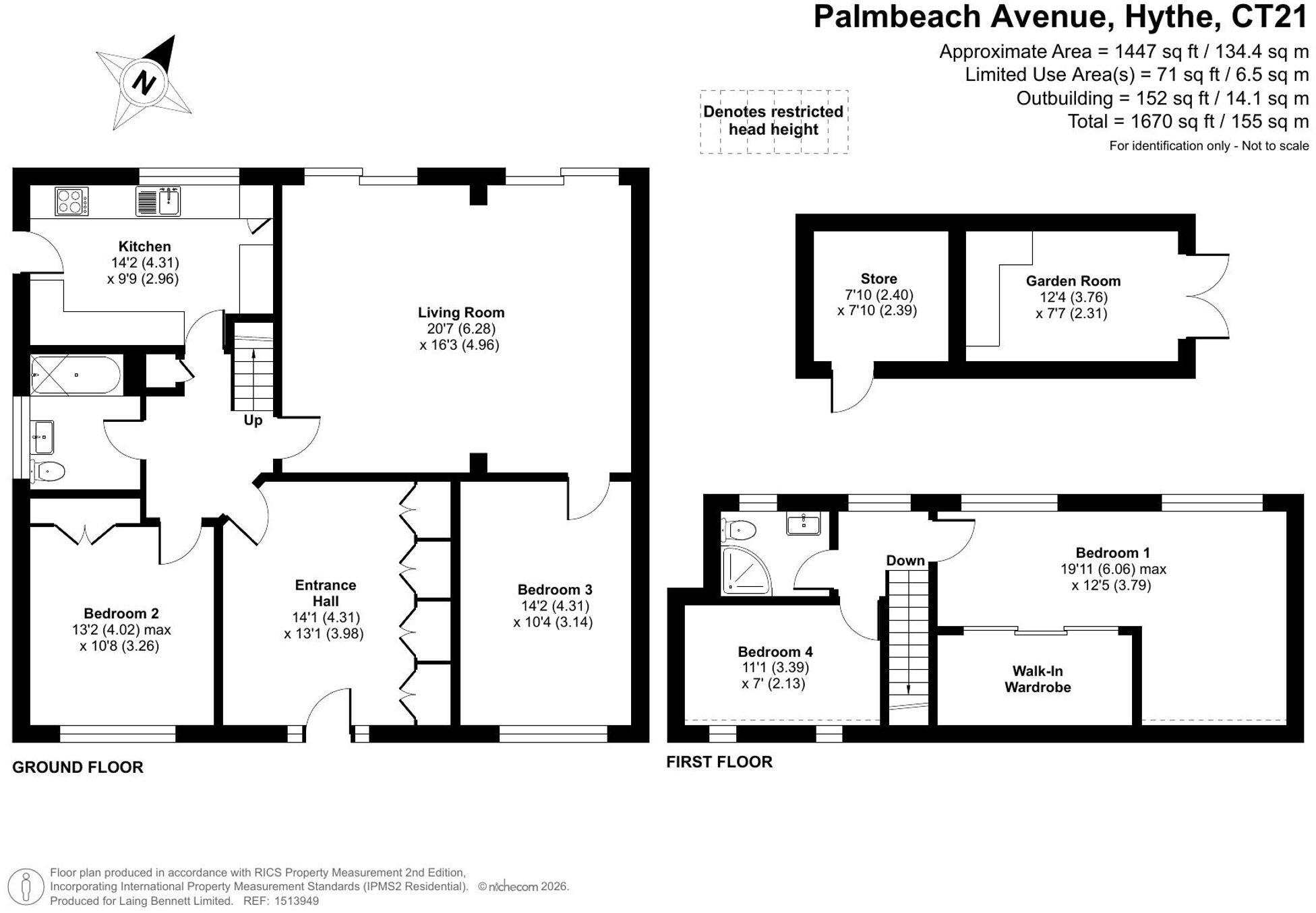 Palmbeach Avenue, Hythe, CT21 floorplan