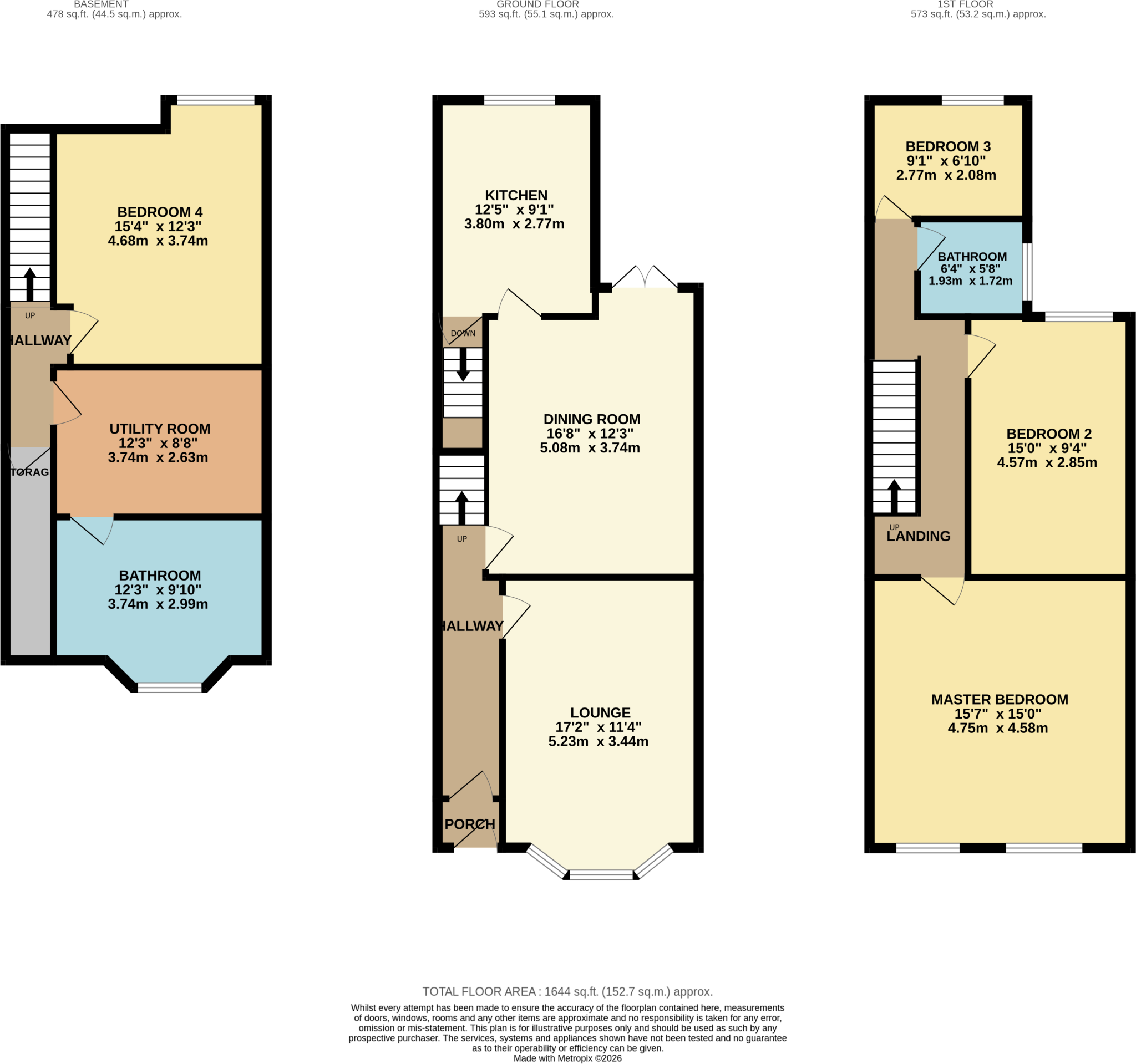 Wellington Grove, Stockport floorplan