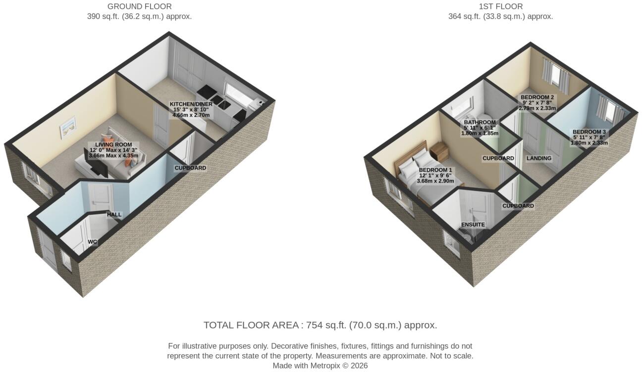30 Crane Road, Houndstone, Yeovil floorplan