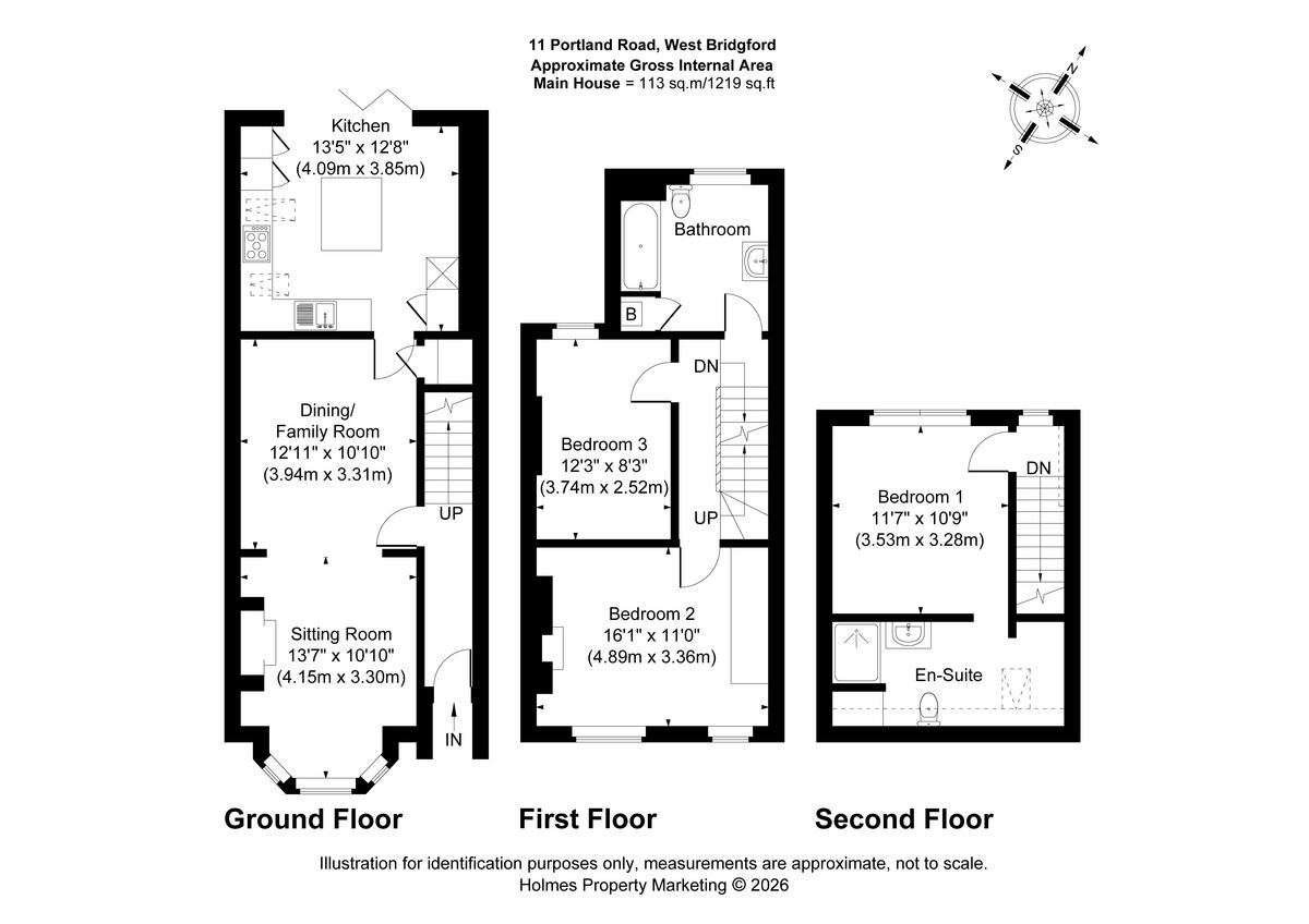 11, Portland Road, West Bridgford, Nottingham, NG2 floorplan