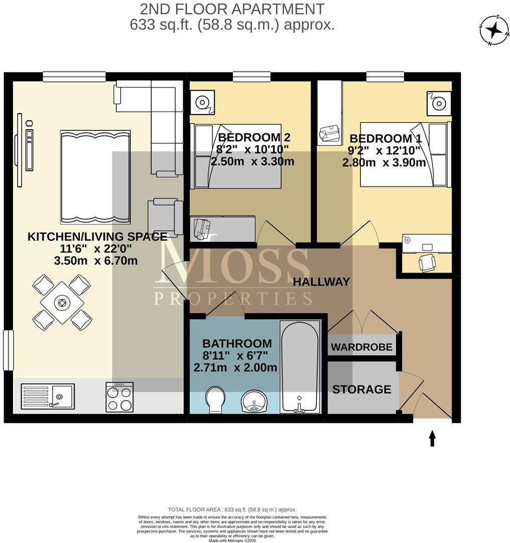White Rose Apartments, White Rose Way, Doncaster floorplan