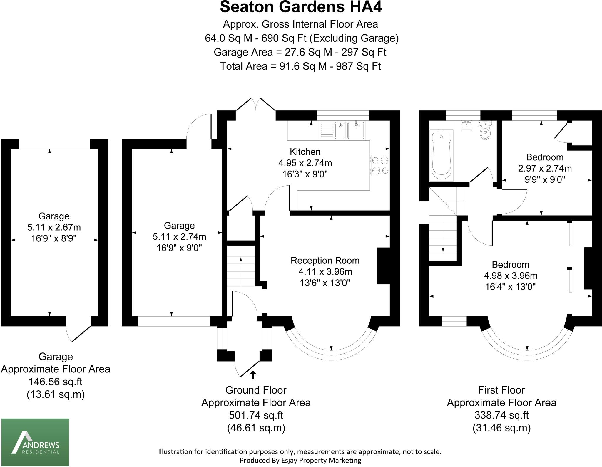 Seaton Gardens, Ruislip Manor floorplan