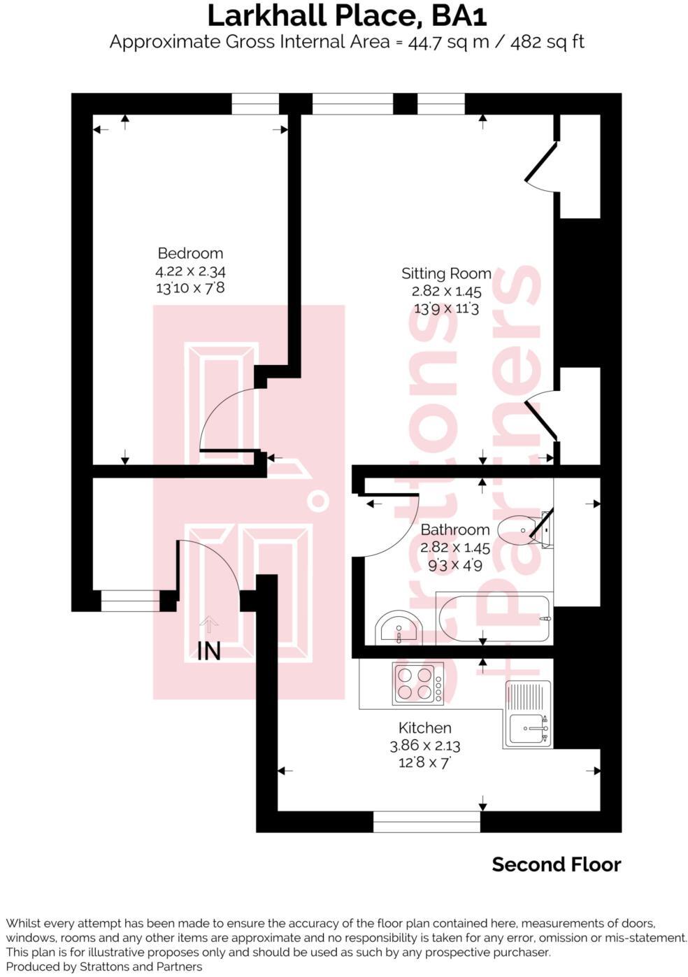 Larkhall Place, Bath floorplan