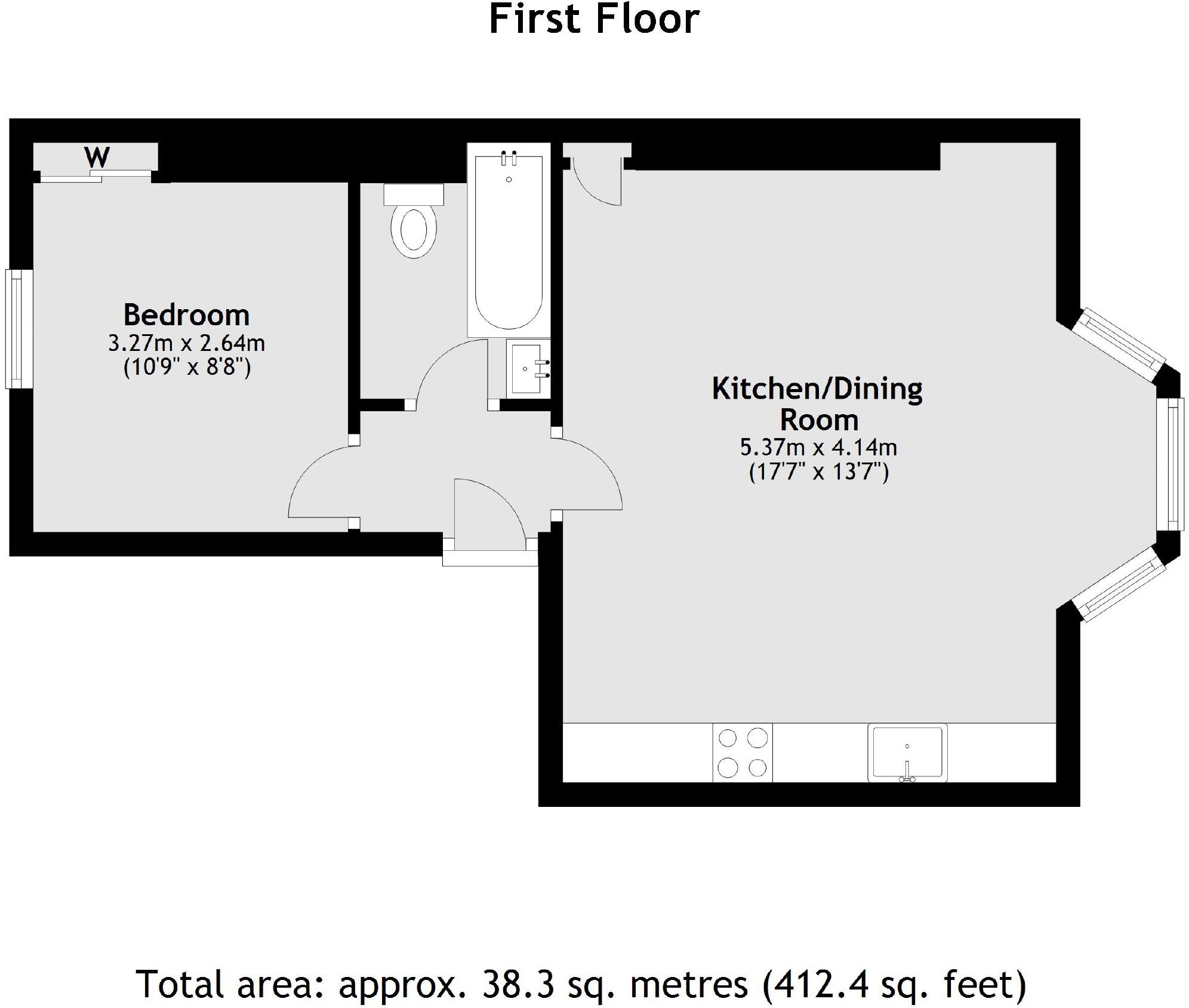 Walterton Road, Maida Vale floorplan