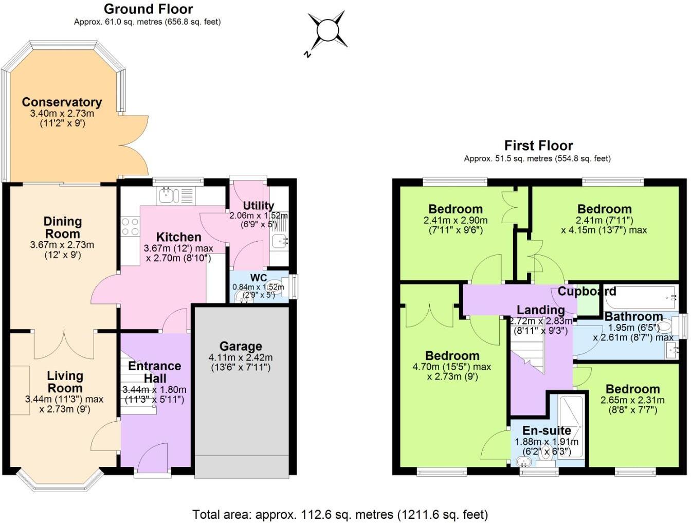 Blackthorn Way, Measham floorplan