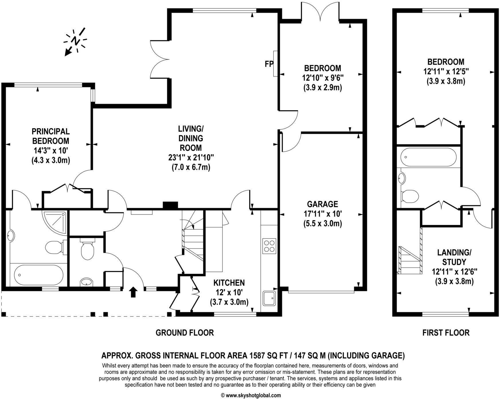 Mytchett Heath, Camberley floorplan