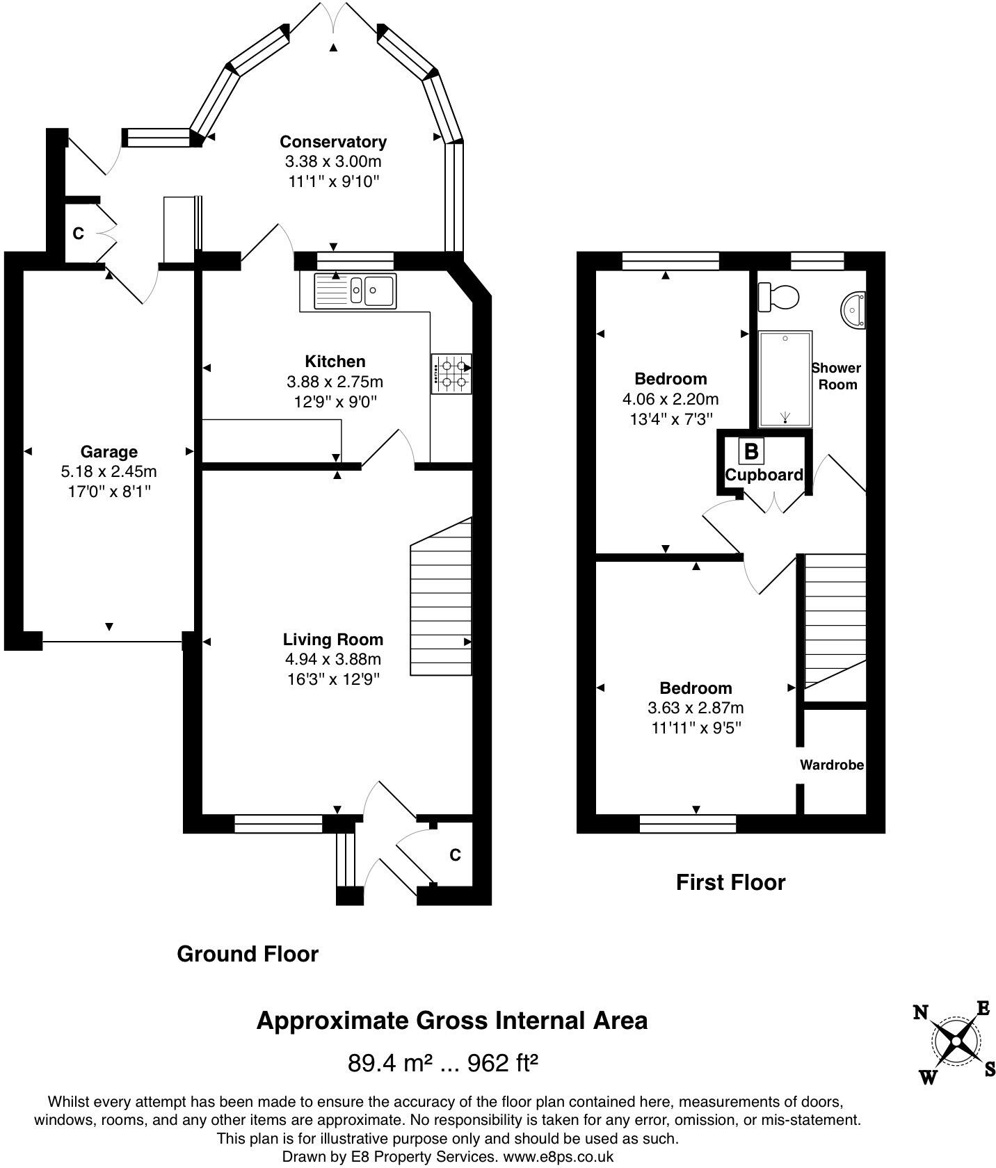 Denton Close, Botley floorplan
