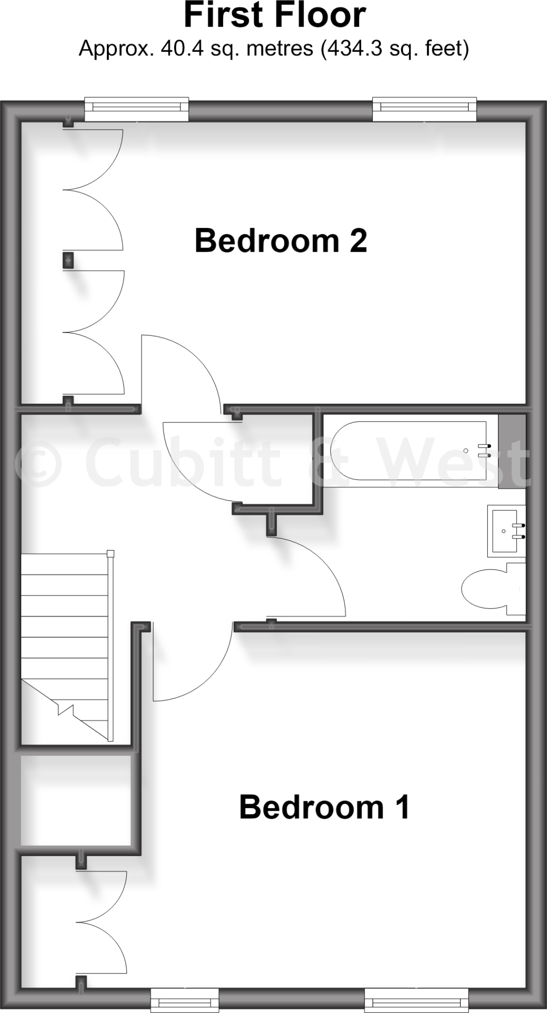 Moore Road, Crawley, West Sussex floorplan