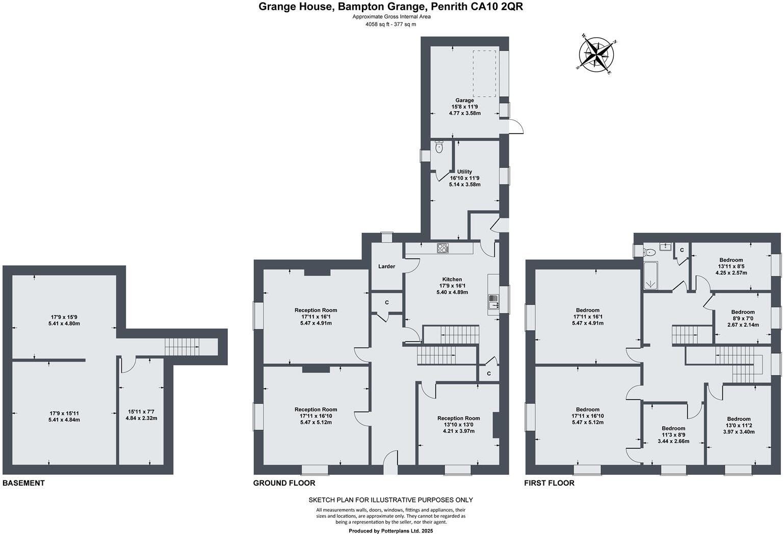 Grange House, Bampton Grange, Penrith floorplan