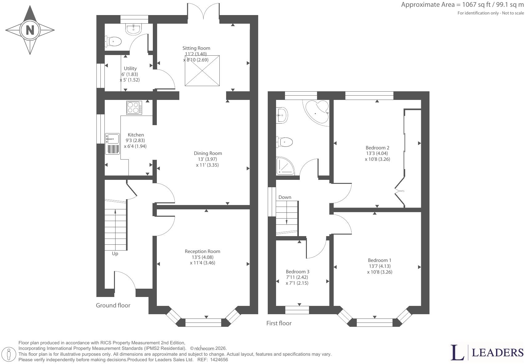 Runswick Drive, Wollaton, Nottingham floorplan