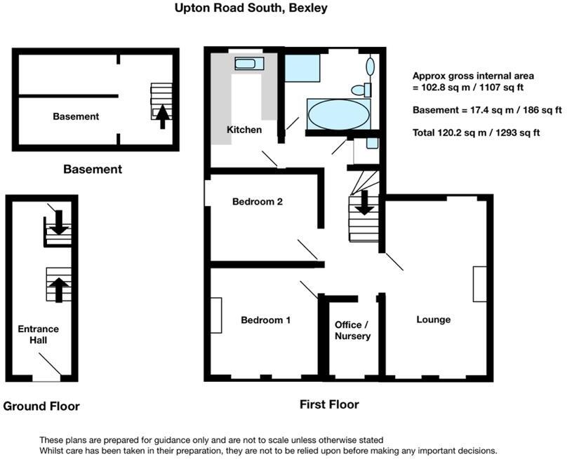 Upton Road South, Bexley, DA5 1QR floorplan