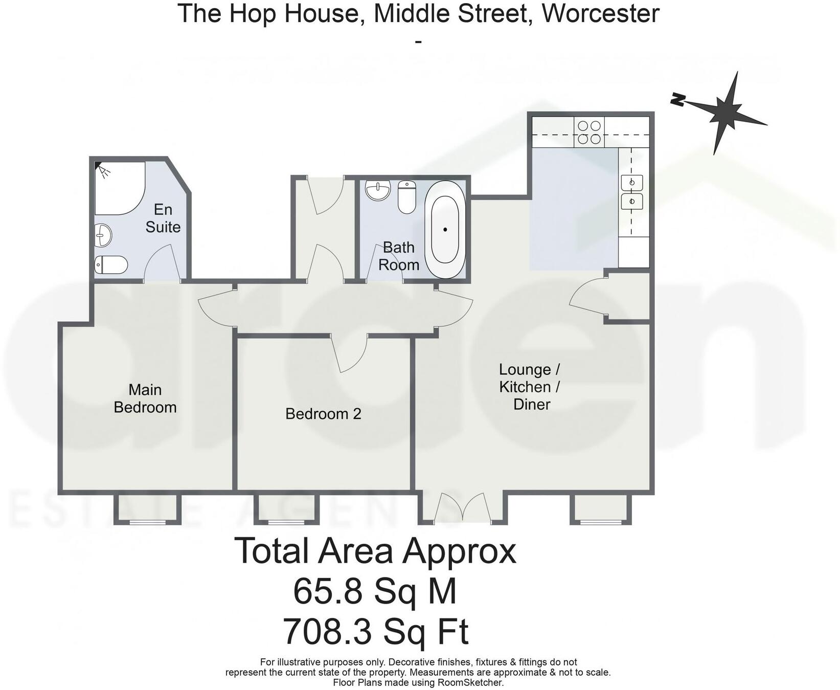 Middle Street, The Hop House, WR1 floorplan